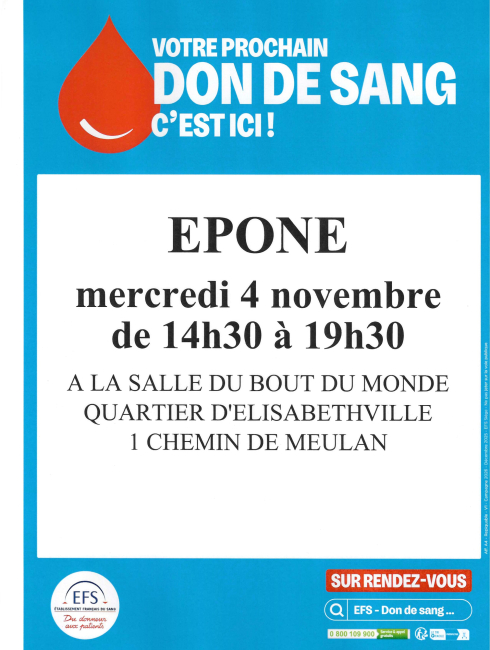 AFFICHE DE LA COLLECTE