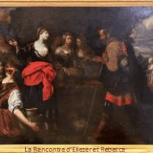 Tableau Rencontre d'Eliezer et Rebecca