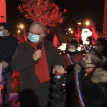 Décompte avant l’illumination avec la participation du CME