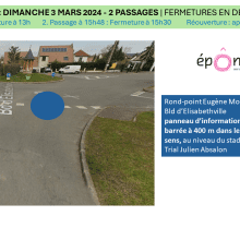Sécurité Paris-Nice : rond-point Eugène Monin