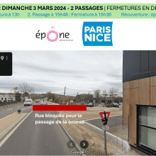 Sécurité Paris-Nice : au niveau de la zone des roches