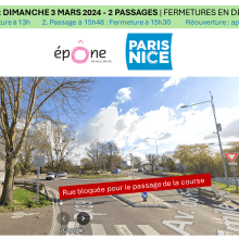 Sécurité Paris-Nice : rond-point d'entrée de ville