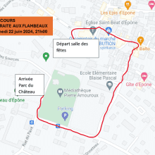 Parcours Retraite aux flambeaux 