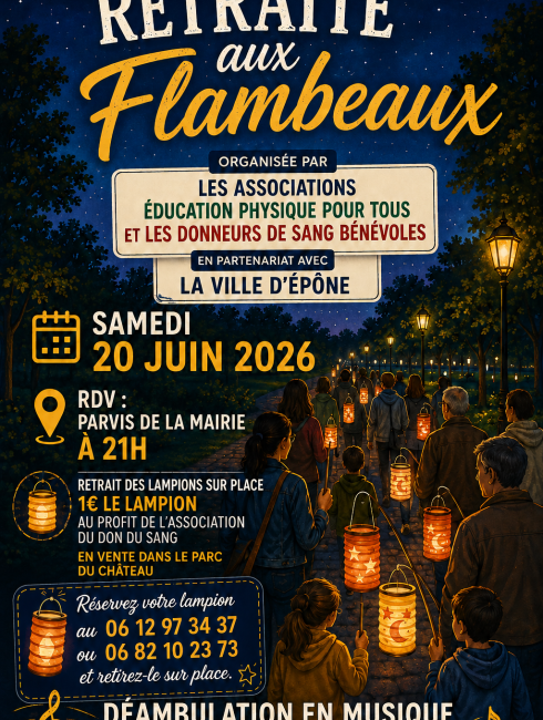 retraite flambeaux 2026