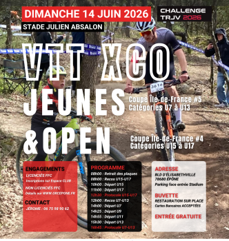 Affiche compétition XCO Epône 2026