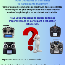 le 14 mars le MACE , Modèle Air Club EPonnois, propose une formation pour le réglage des radios programmables récentes. Tous niveaux , 15 participants.