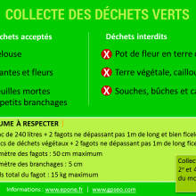 collecte des déchets verts - Les sacs biodégradables : 100 ml se trouvent en jardineries ou à Leroy Merlin
