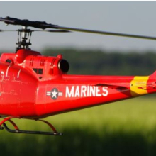 Hélicoptère de concours maquette