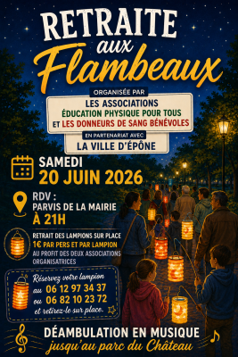 retraite flambeaux 2026