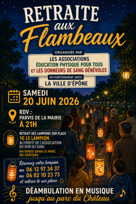 retraite flambeaux 2026