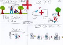 Dessin pour le Don du sang - Ewen - CM2 - MV