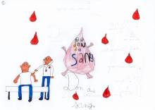 Dessin pour le Don du sang - Meissa - CE2 - Pasteur