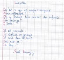 Poème enfant - Devinettes - Nael Bouaziz
