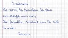 Poème enfant - L'automne - Romain