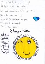 Poème enfant - Le soleil brille dans le ciel - Maryam Yatte