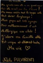 Poème enfant - Ma famille - Nélia Pulvirenti