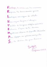 Poème adulte - Printemps - Evelyne