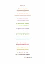 Poème - Tutti frutti - Sarah Lespinasse